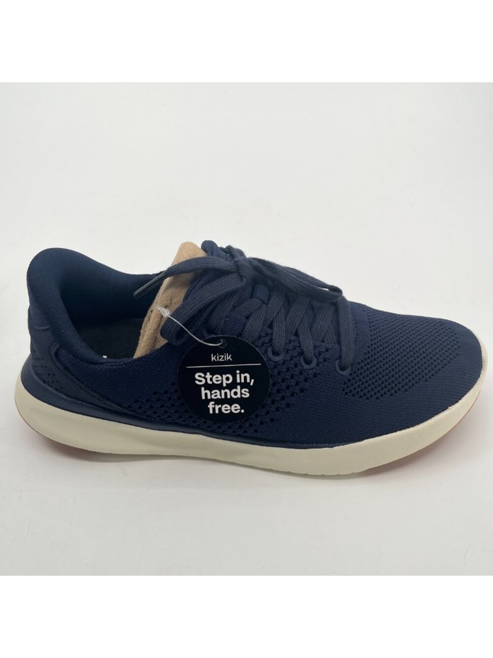 Kizik Lima Womens Size 8D Blue Athletic Running Hands Free Knit Shoes Sneakers
